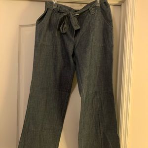 Women’s I heart Ronson wide leg denim trousers